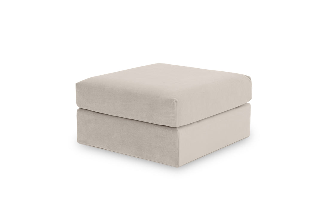 Ottoman Velvet Bone with Fringe