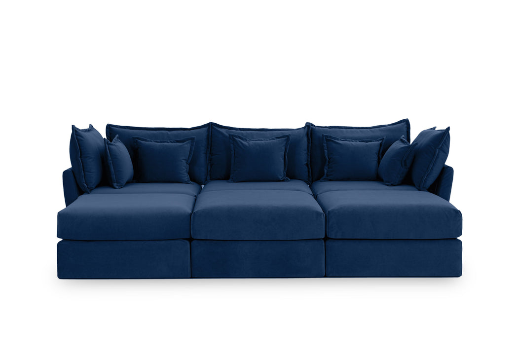 Double 3 Seater Sectional