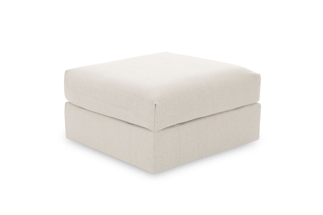 Ottoman Linen Bone with Fringe