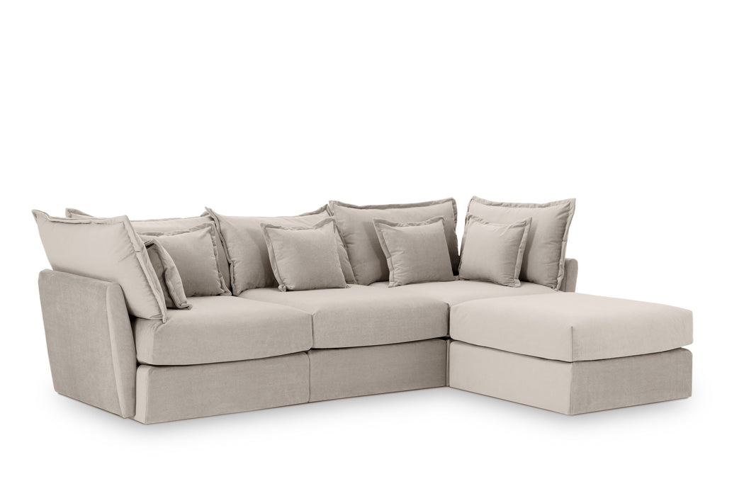 3 Seater Sofa and Ottoman Module