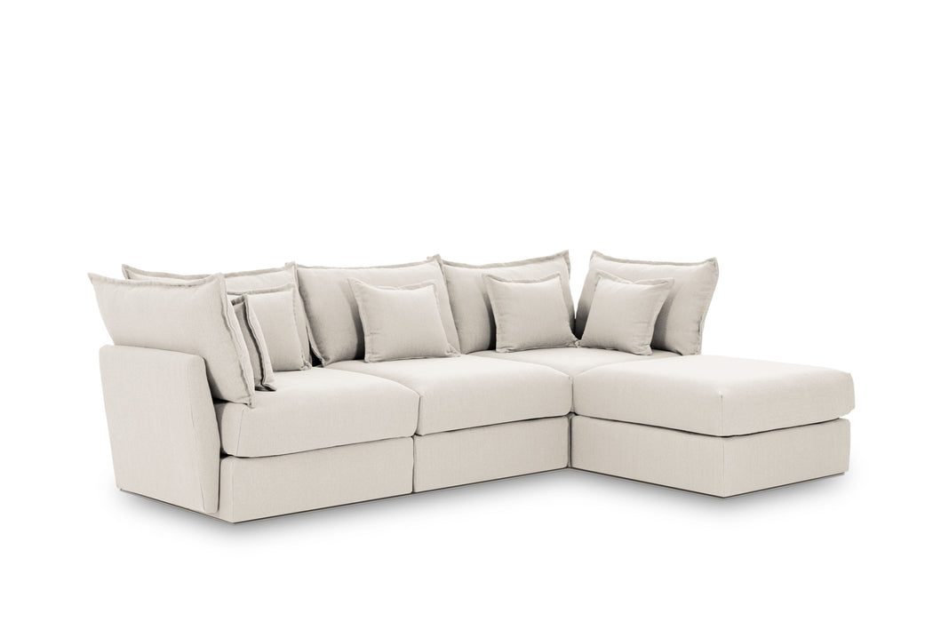 3 Seater Sofa and Ottoman Module